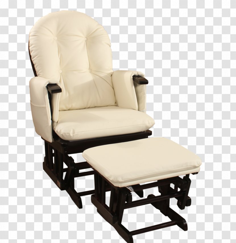 Rocking Chairs Glider Foot Rests Nursing Chair - Recliner - Ottoman Transparent PNG