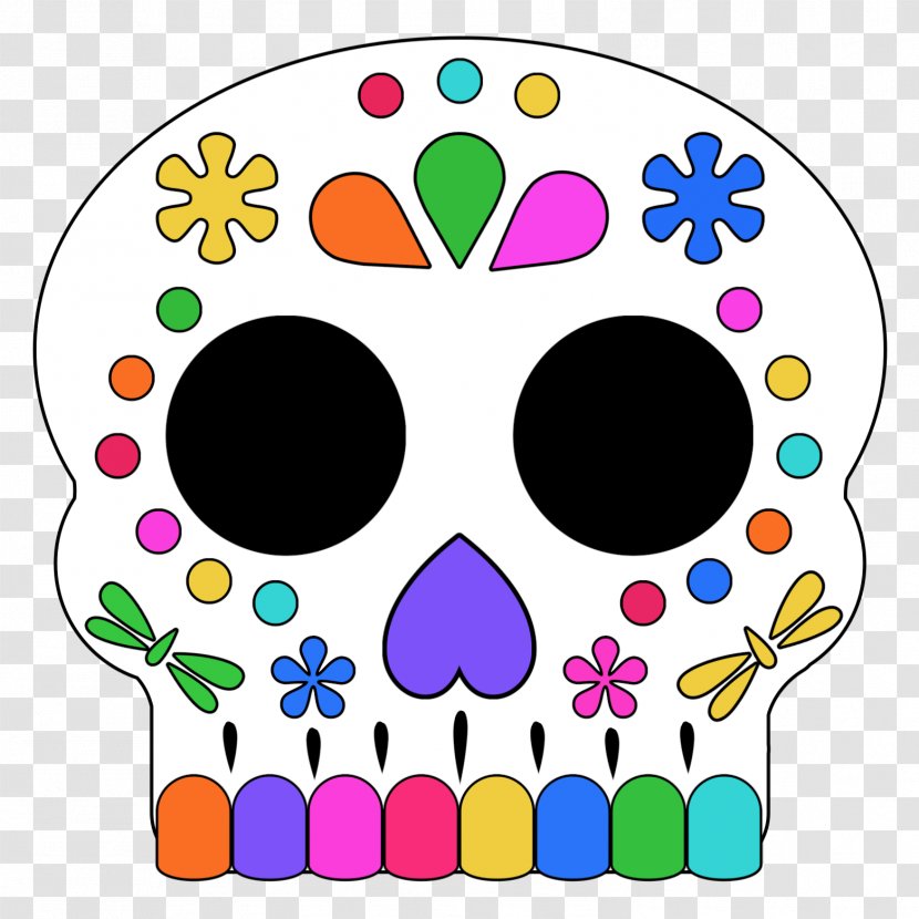 Sugar Skull Mask Day Of The Dead Calavera - Death Transparent PNG