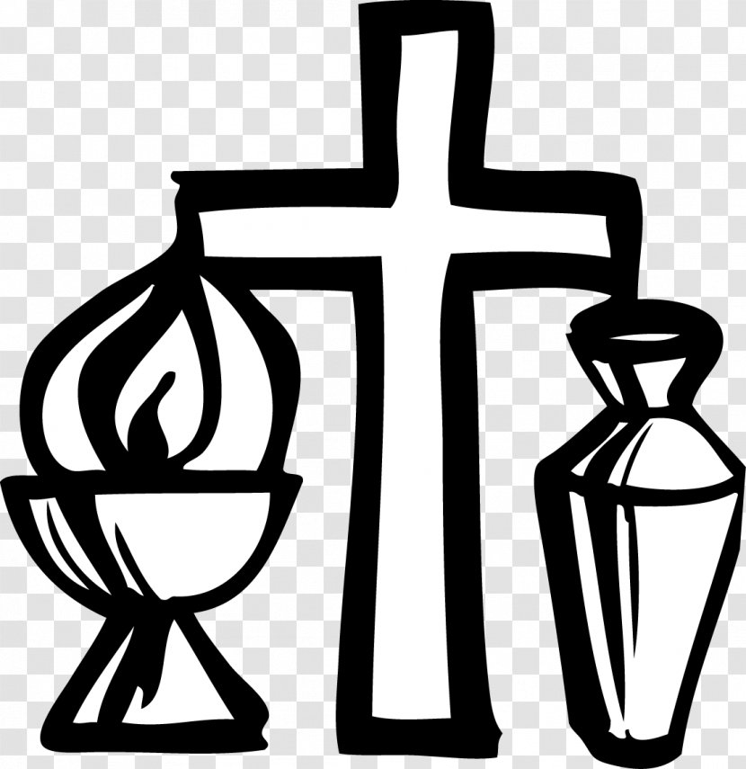 Holy Anointing Oil Chrism Mass Baptism Clip Art - Cross Transparent PNG