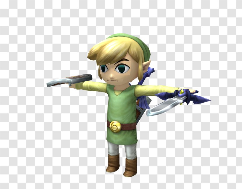 Super Smash Bros. Brawl Link For Nintendo 3DS And Wii U The Legend Of Zelda: Four Swords Adventures - Toy - Luigi Transparent PNG