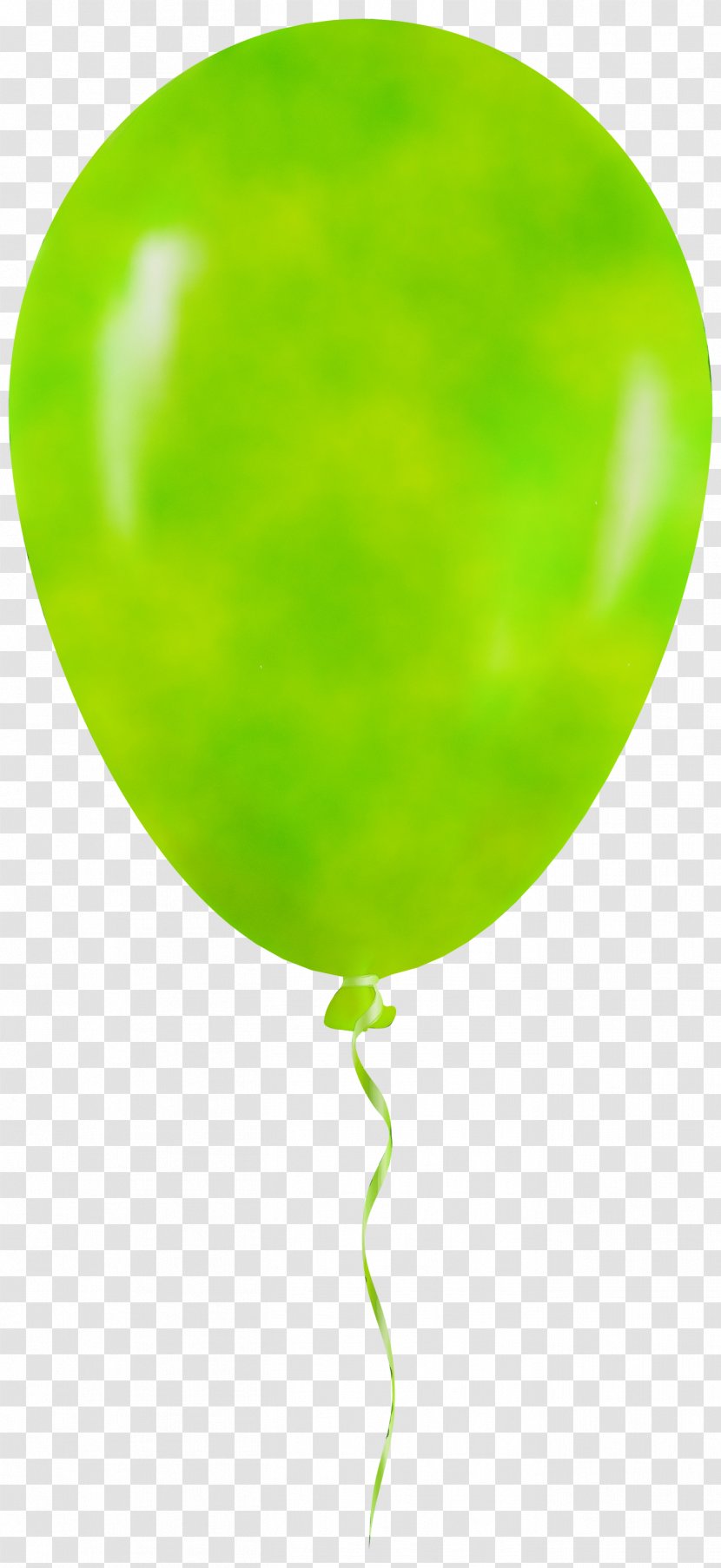 Green Balloon Leaf Party Supply Clip Art - Wet Ink - Plant Transparent PNG