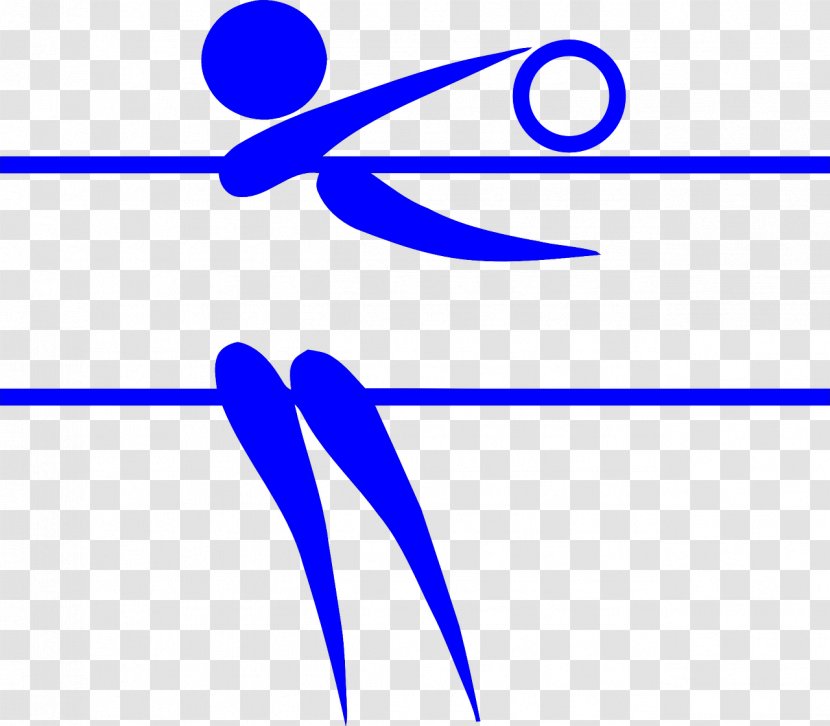 Summer Olympic Games Volleyball Pictogram Clip Art - Joint Transparent PNG