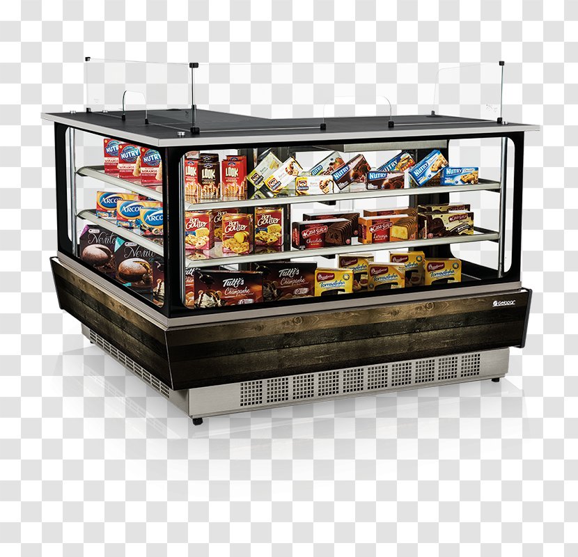 Bakery Industry Display Case Expositor Restaurant - Frozen Food - Vitrine Transparent PNG
