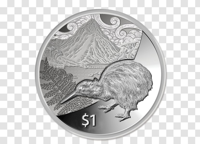 New Zealand Dollar Perth Mint Proof Coinage - Silver Coin Transparent PNG
