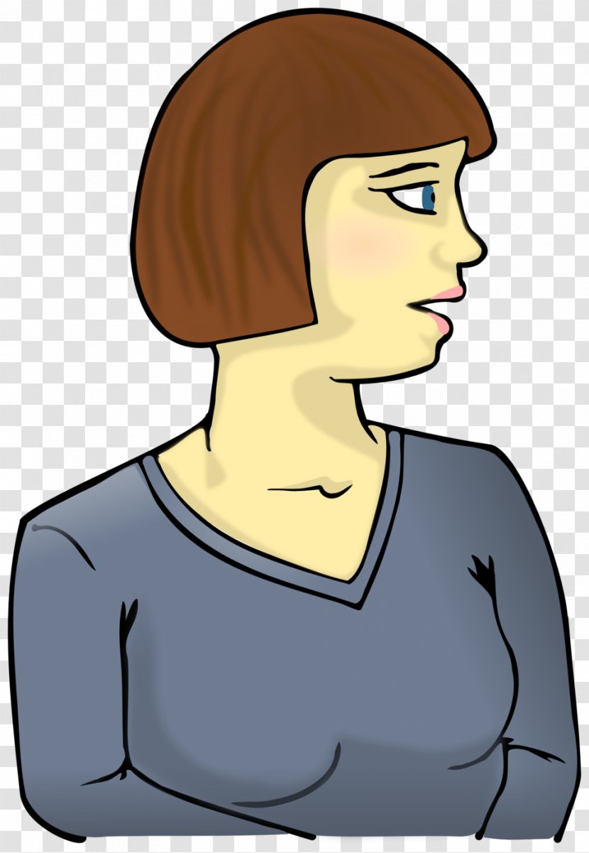 Woman Clip Art - Cartoon - Looking Transparent PNG