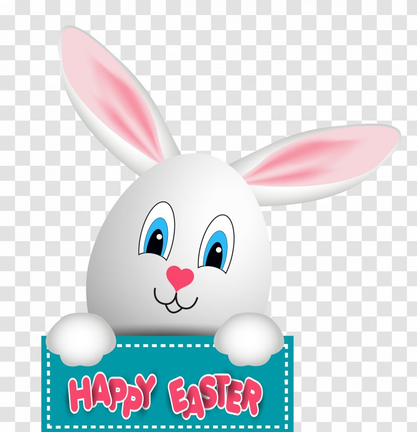 Easter Bunny Egg Clip Art - Tutorial - Bunnies Transparent PNG