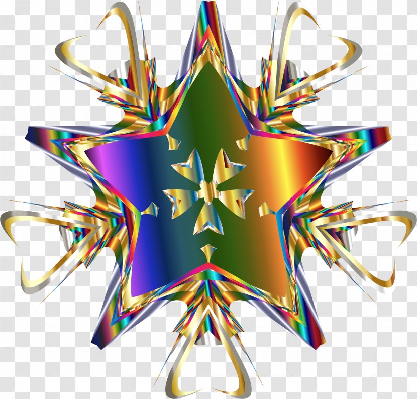 Heart Flower Symmetry Clip Art - Geometry - Shining Star Transparent PNG
