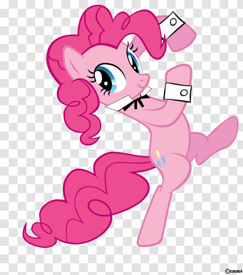Pinkie Pie Rainbow Dash Pony Horse - Heart Transparent PNG