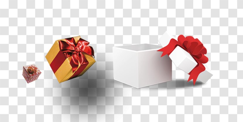 Gift Box Font Transparent PNG