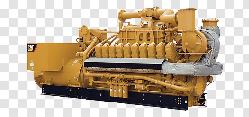 Caterpillar Inc. Gas Generator Engine Diesel Electric - Electricity Transparent PNG