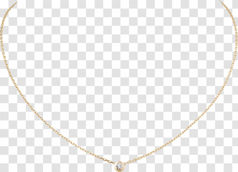Necklace Carat Gold Brilliant Diamond - Charms Pendants Transparent PNG