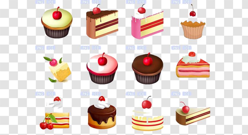 Petit Four Cupcake Icon - Pasteles - Cake Transparent PNG