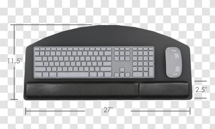 Computer Keyboard Mouse Laptop ESI Ergonomic Solutions Mats - Monitors Transparent PNG