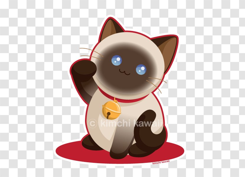 Cat Maneki-neko Kitten Luck Kavaii - Black - Lucky Transparent PNG