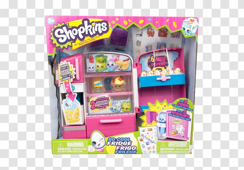 Shopkins Moose Toys Game Refrigerator - Playset - Toy Transparent PNG