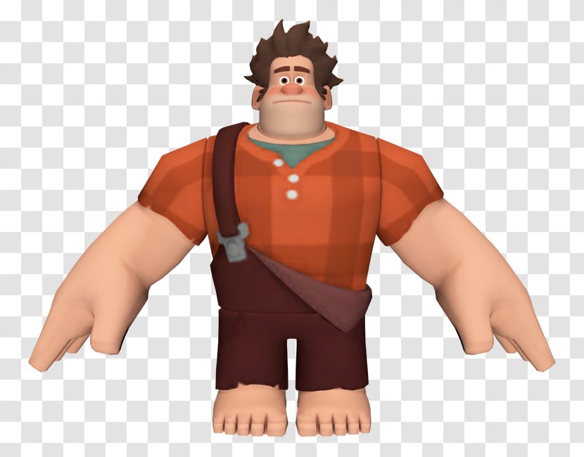 Disney Infinity The Walt Company Computer Character Video Game - Muscle - Wreckit Ralph Transparent PNG
