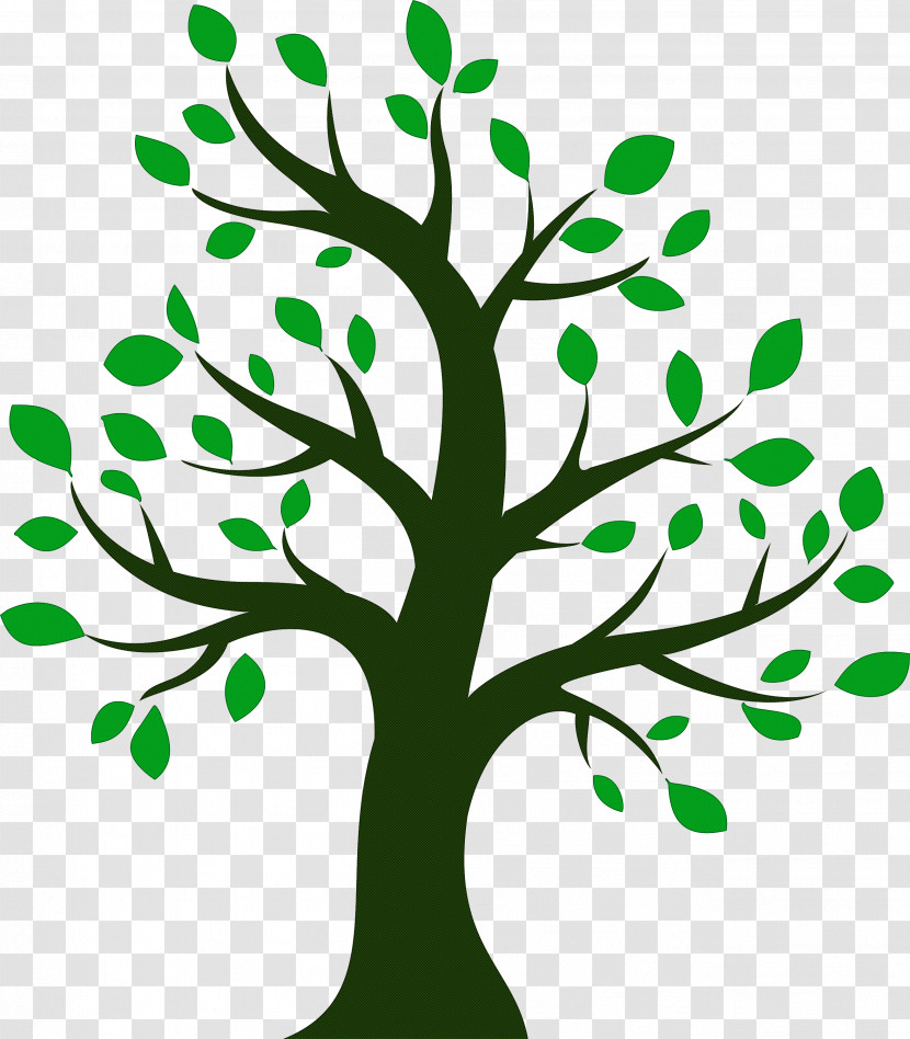 Green Leaf Tree Branch Plant Transparent PNG