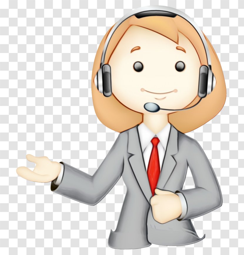 Headphones Cartoon - Thumb - Hearing Audio Equipment Transparent PNG