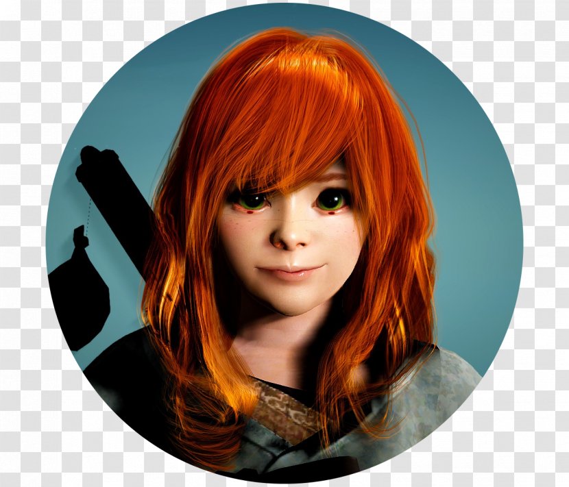 Red Hair Coloring Brown - Orange Transparent PNG