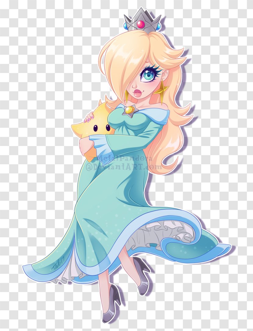 Rosalina Princess Peach Super Mario Galaxy Bowser - Cartoon Transparent PNG