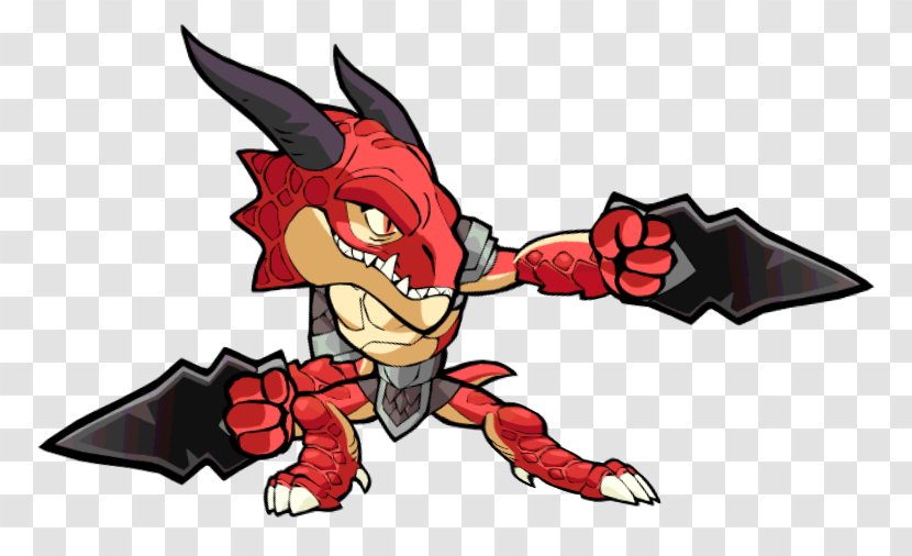 Demon Brawlhalla YouTube Clip Art - Red Transparent PNG