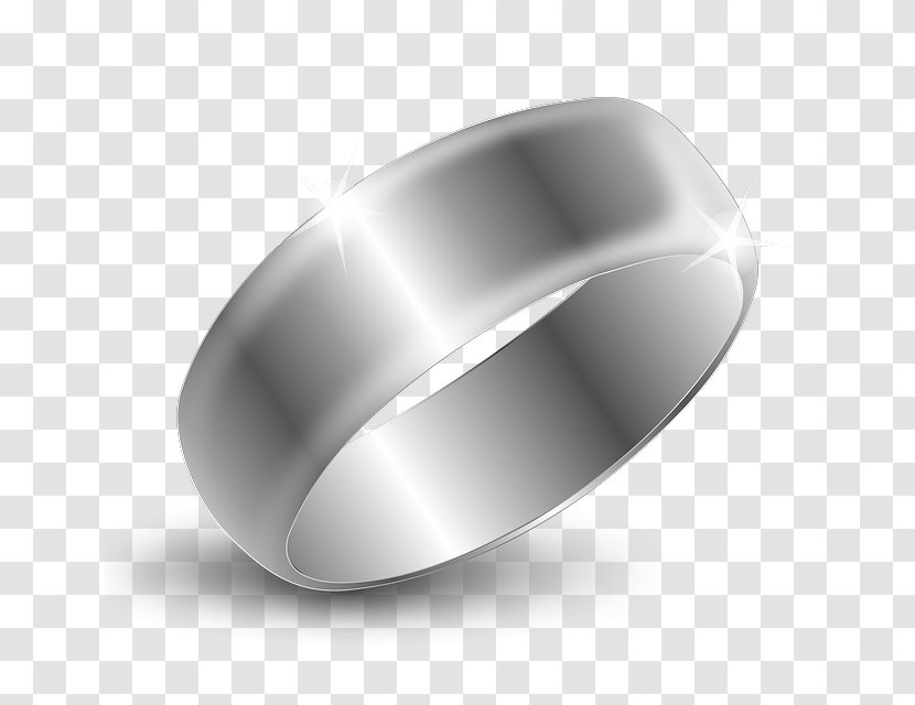 Wedding Ring Jewellery Engagement Silver - Diamond - Spend Honeymoon Transparent PNG
