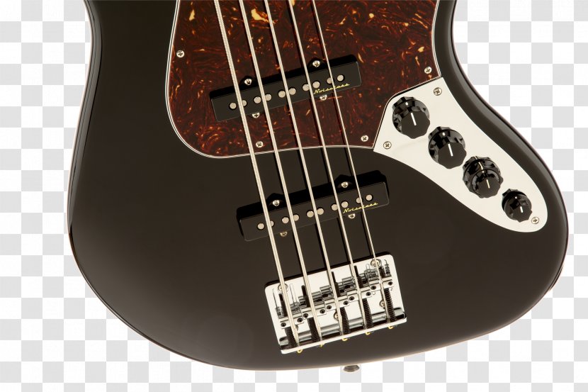 Bass Guitar Electric Squier Fender Jazz Musical Instruments - Silhouette Transparent PNG