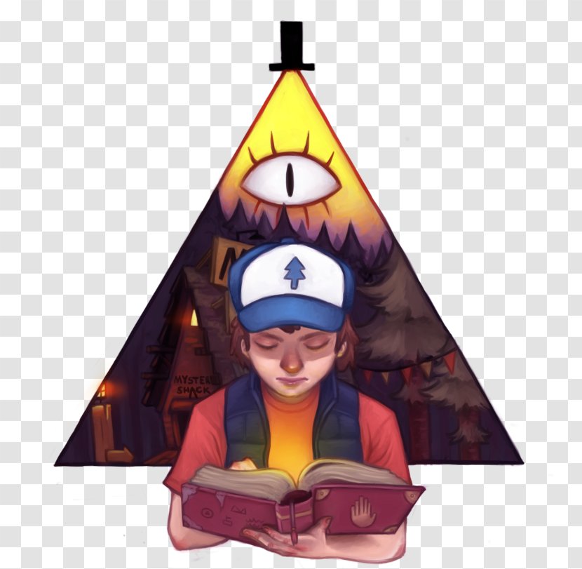 Dipper Pines Gravity Falls Bill Cipher Fan Art - Fiction Transparent PNG