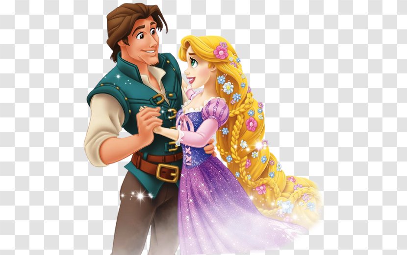 Rapunzel Tangled Flynn Rider Princess Aurora Anna - Wedding Doll Transparent PNG