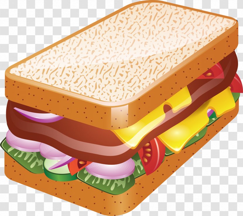 Hamburger Submarine Sandwich Clip Art - Image Transparent PNG