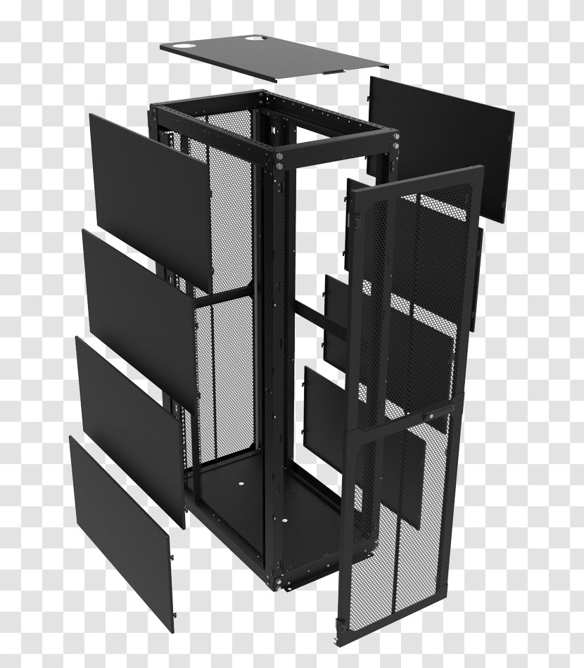 19-inch Rack Data Center Colocation Centre TIA-942 Shelf - Computer Servers - Industry Transparent PNG