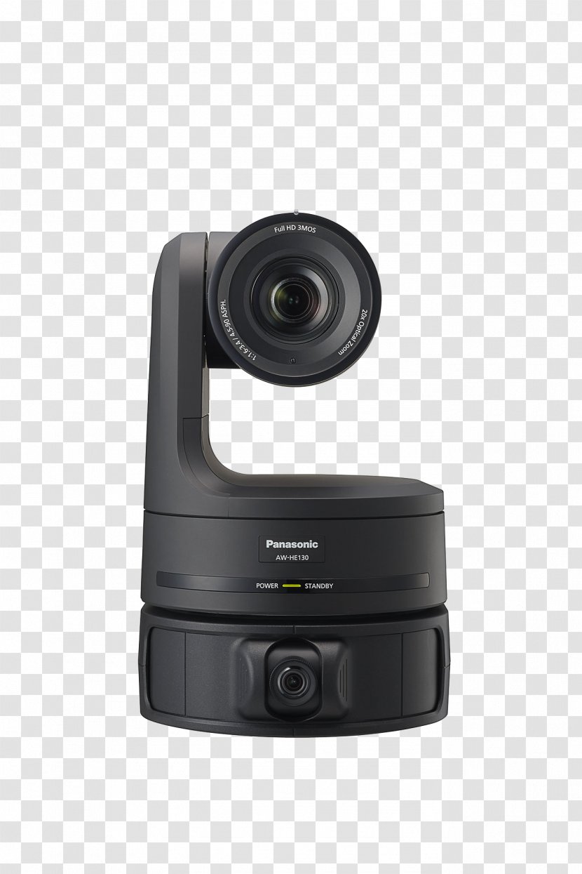 Camera Lens Video Cameras Panasonic AW-HE130 Pan–tilt–zoom - Hdmi Transparent PNG