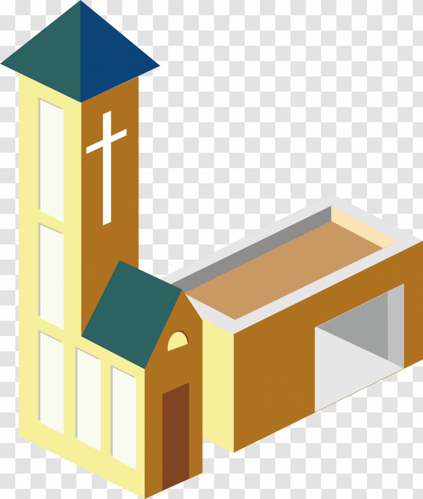 Architecture Cartoon Church Drawing - Property Transparent PNG