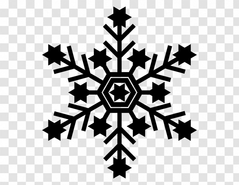 Snowflake Companies To Classrooms Clip Art - Black And White Transparent PNG