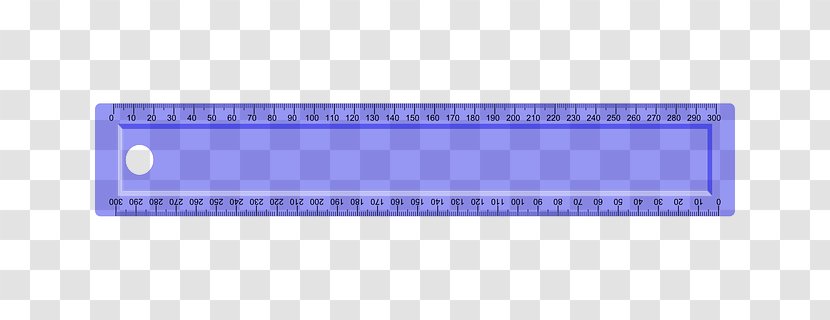 Centimeter Ruler - Blue Transparent PNG