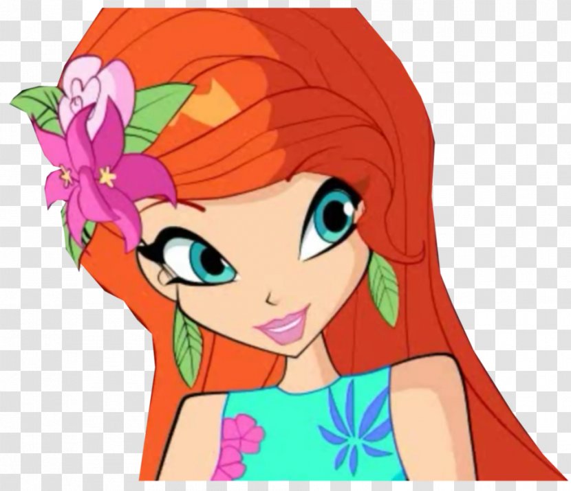 Bloom Flora Stella Winx Club - Frame - Season 7 ArtBloom Transparent PNG