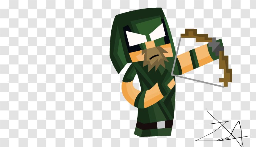 Minecraft Mods Green Arrow Video Game Drawing - Cartoon Transparent PNG
