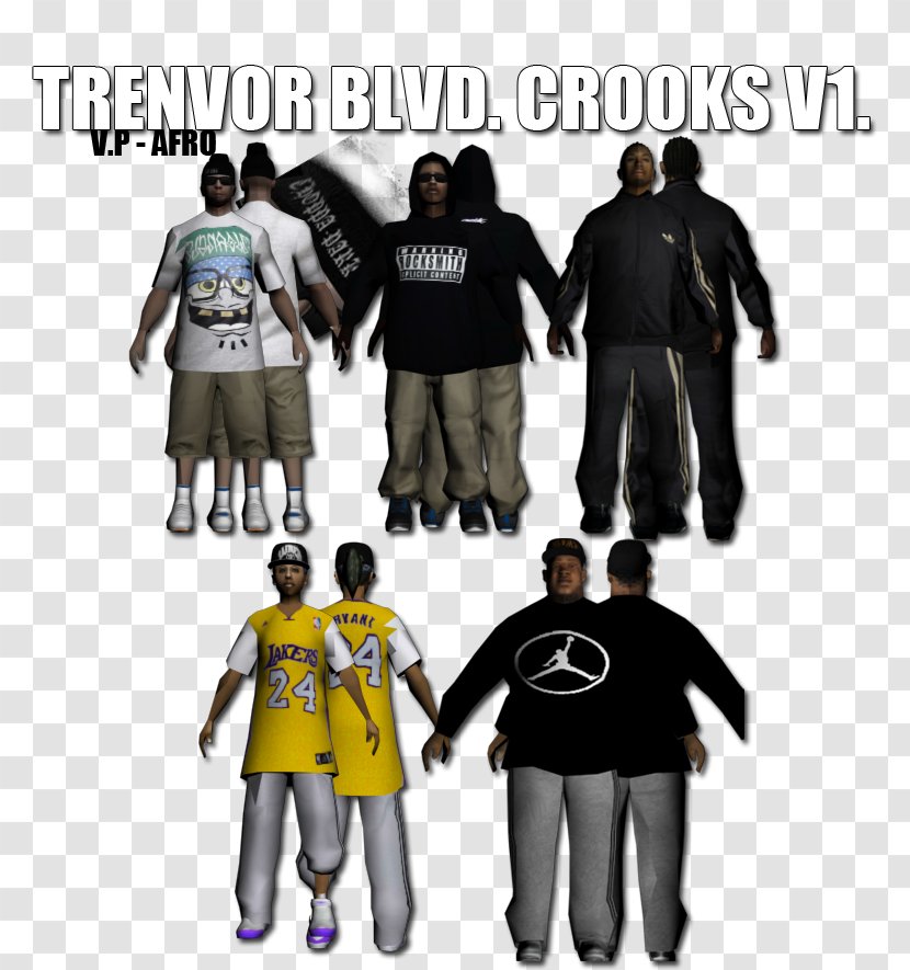 San Andreas Multiplayer Mod Grand Theft Auto Computer Font - Outerwear - Gfunk Transparent PNG