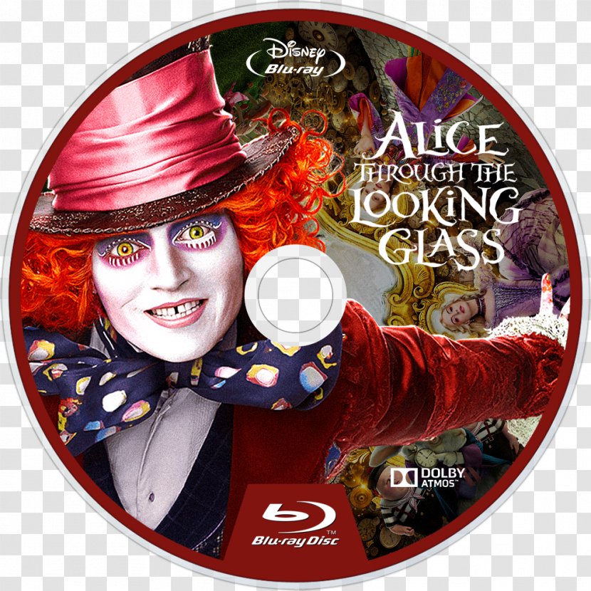 Alice Through The Looking Glass Blu-ray Disc DVD In Wonderland - Bluray - Looking-Glass Transparent PNG