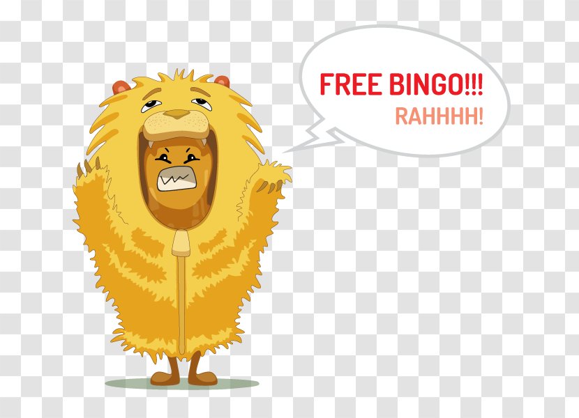 Lion Big Cat Cartoon Transparent PNG