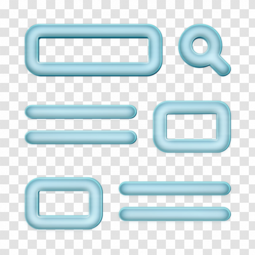 Wireframe Icon Ui Icon Transparent PNG