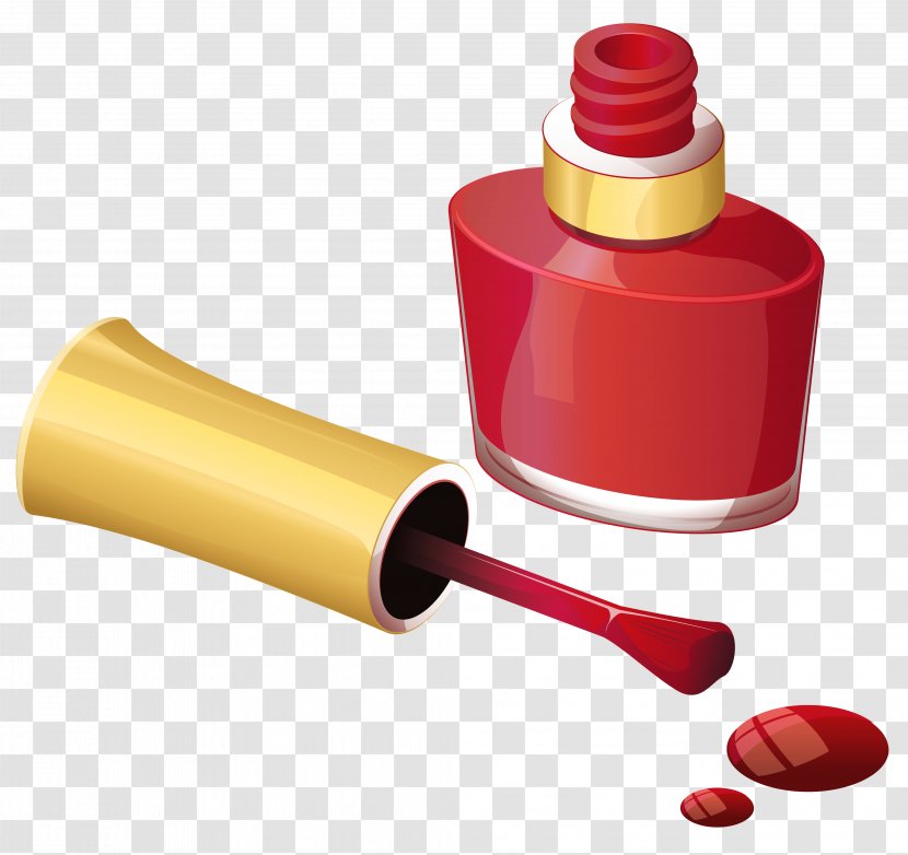 Clip Art Nail Polish Cosmetics - Lipstick Transparent PNG