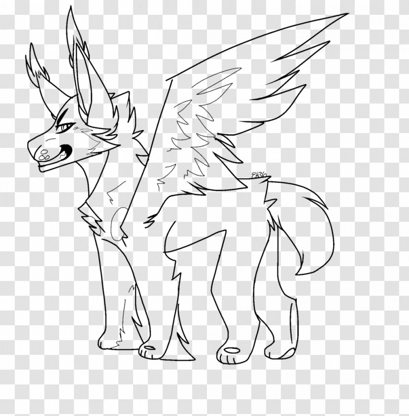 Line Art Gray Wolf Cat Drawing Kitten Transparent PNG