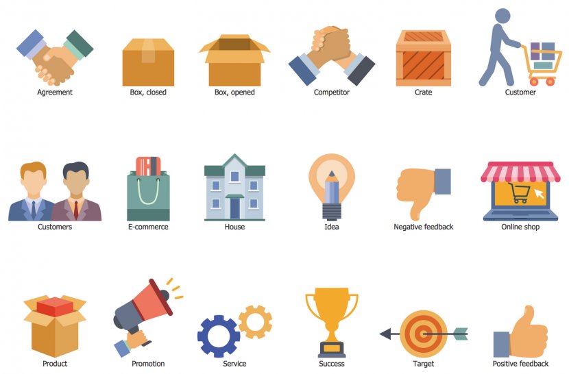 Workflow Business Process Flow Diagram Clip Art - Infographic - Cliparts Transparent PNG