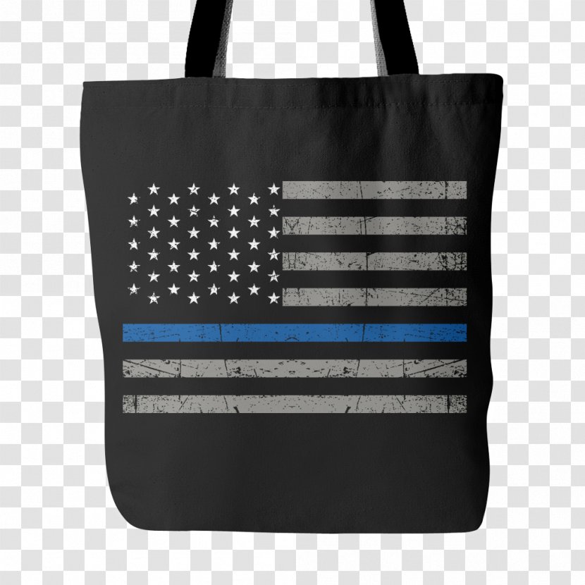Tote Bag Clothing Accessories Shopping - Thin Blue Line Transparent PNG