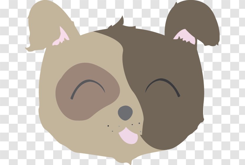 Whiskers Puppy Cat Dog Pig - Tail Transparent PNG