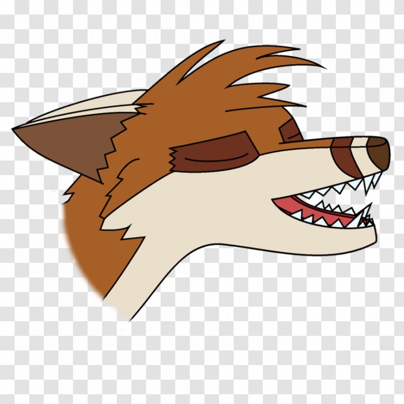 Jaw Headgear Legendary Creature Clip Art - Fox Sleeping Transparent PNG