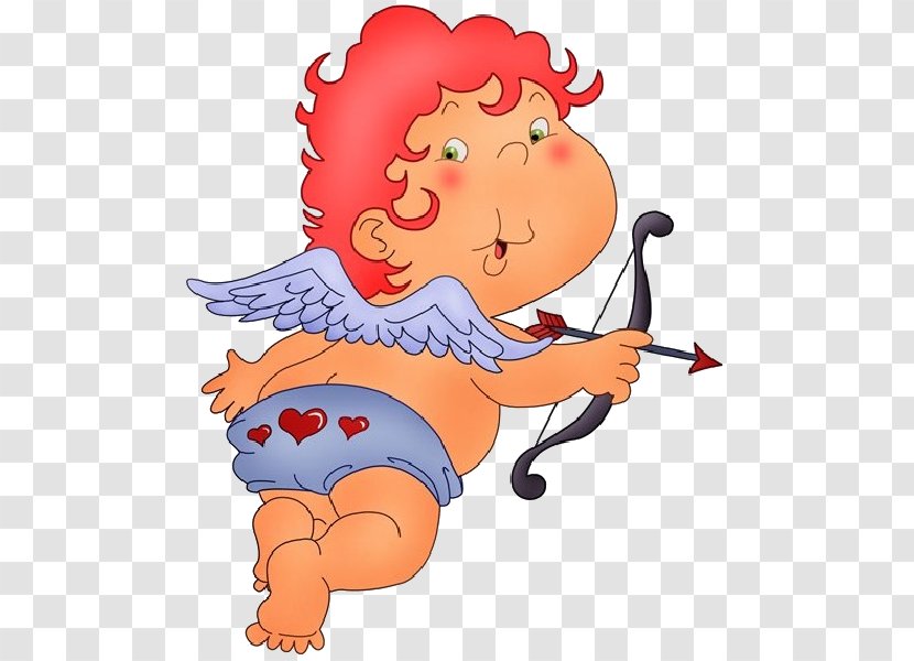 Cupid Valentine's Day Clip Art - Cartoon Transparent PNG