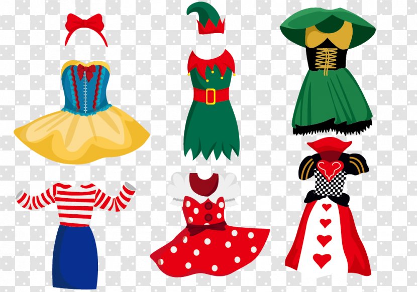 Costume Clothing Euclidean Vector - Christmas Tree - Cartoon Design Material Downloaded, Transparent PNG