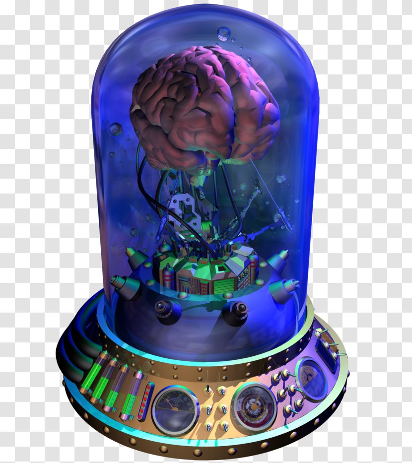 Cobalt Blue - Brain In A Cage Escape Room Transparent PNG